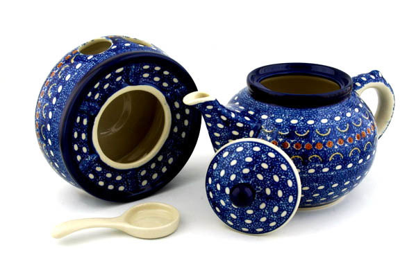 Tea or Coffee Pot with Heater 40 oz