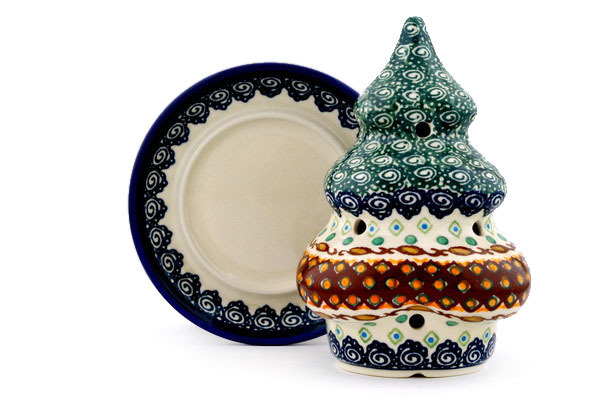 Christmas Tree Candle Holder 7"