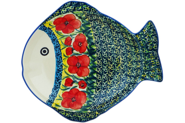 Fish Shaped Platter 10"
