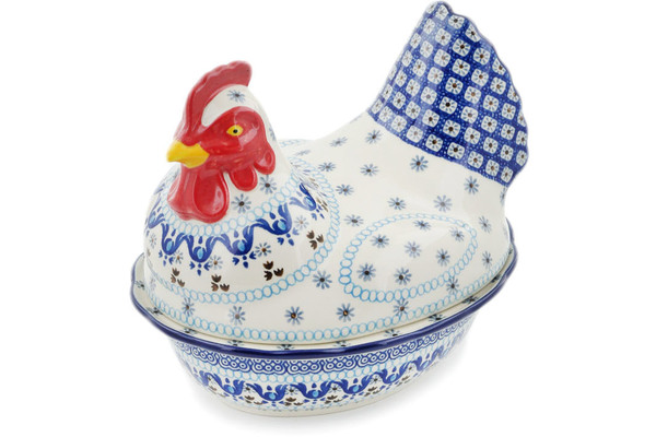 Hen Shaped Jar 9"