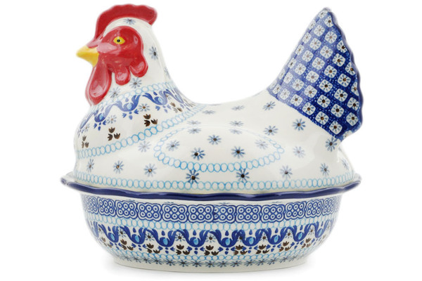 Hen Shaped Jar 9"