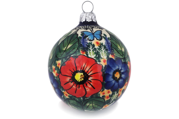 Christmas Ball Ornament 4"