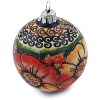 Christmas Ball Ornament 4"