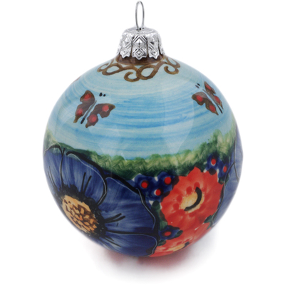 Christmas Ball Ornament 4"