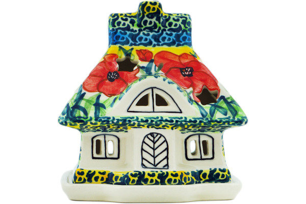 House Shaped Candle Holder 5"