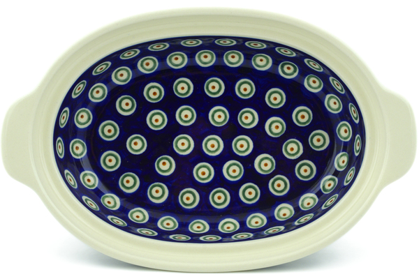 Oval Baker with Handles 10"