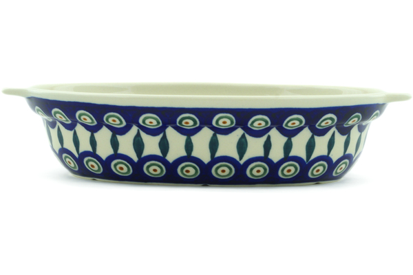 Oval Baker with Handles 10"