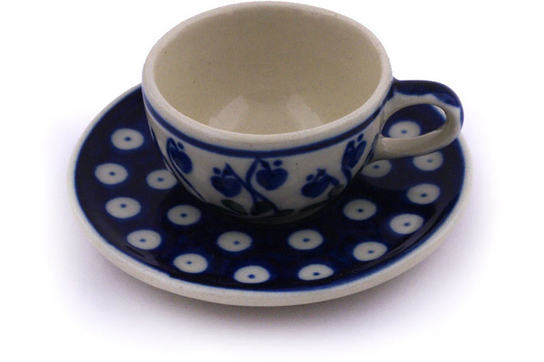 Mini Cup and Saucer 3"