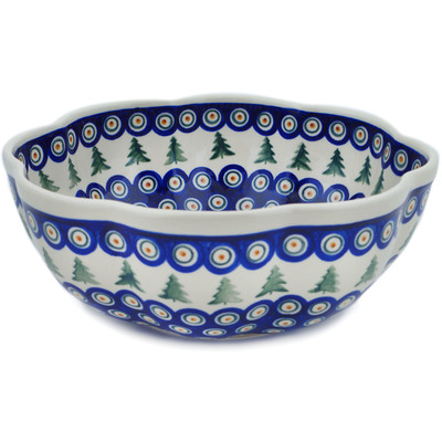 Scalloped Fluted Bowl 10"