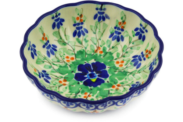 Scalloped Fluted Bowl 5"