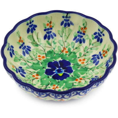 Scalloped Fluted Bowl 5"