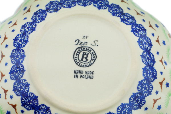 Scalloped Fluted Bowl 10"