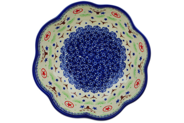 Scalloped Fluted Bowl 10"