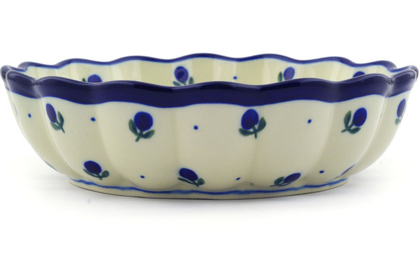 Scalloped Fluted Bowl 8"