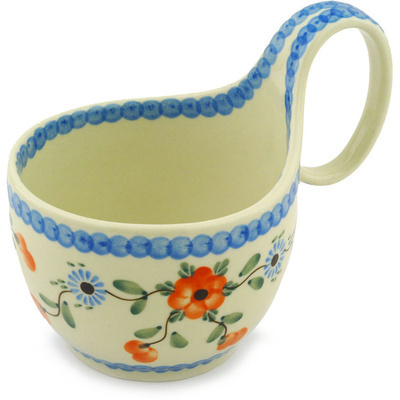 Bowl with Loop-Handle 6"