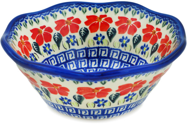 Scalloped Fluted Bowl 7"