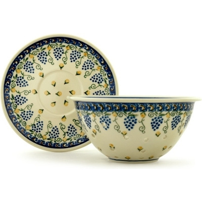 Colander with Plate 8"