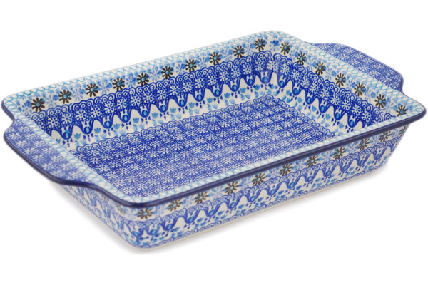 Rectangular Baker with Handles 13"