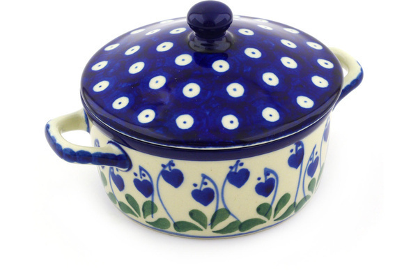 Jar with Lid and Handles 5"