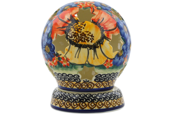 Globe Shaped Candle Holder 5"