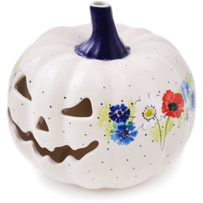 Jack O Lantern Candle Holder 7"