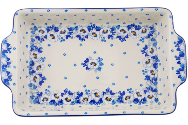 Rectangular Baker with Handles 15"