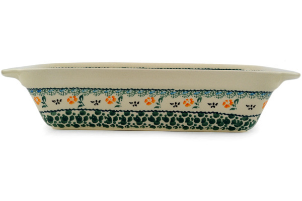 Rectangular Baker with Handles 14"