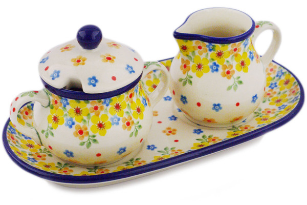 Sugar and Creamer Set 10"