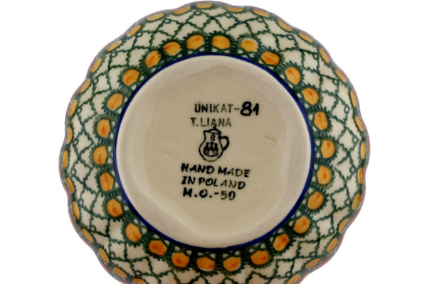 Scalloped Fluted Bowl 5"