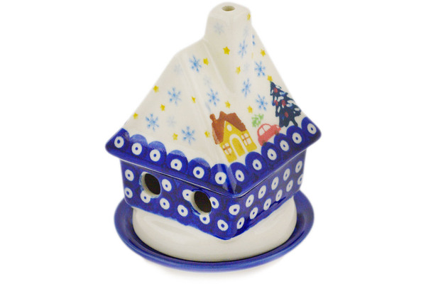 House Shaped Candle Holder 5"