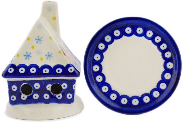 House Shaped Candle Holder 5"