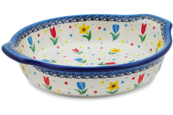 Round Baker with Handles 9"