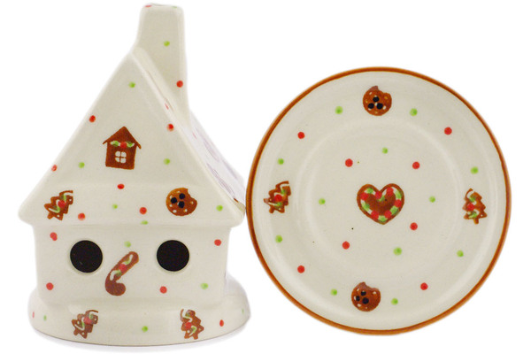 House Shaped Candle Holder 5"