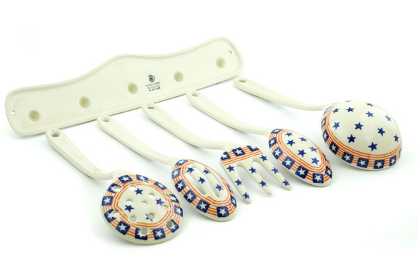 Hanging Utensils Set of 5 15"