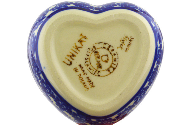 Heart Shaped Jar 4"