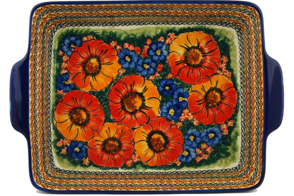 Rectangular Baker with Handles 15"