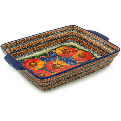 Rectangular Baker with Handles 15"