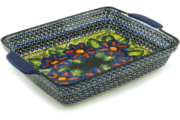 Rectangular Baker with Handles 15"