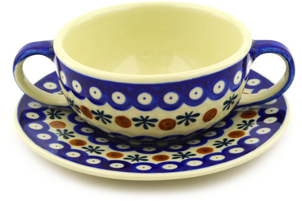 Bouillon Cup with Saucer 13 oz