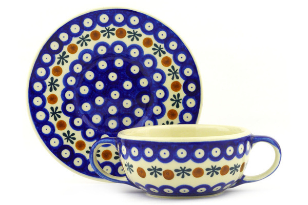 Bouillon Cup with Saucer 13 oz