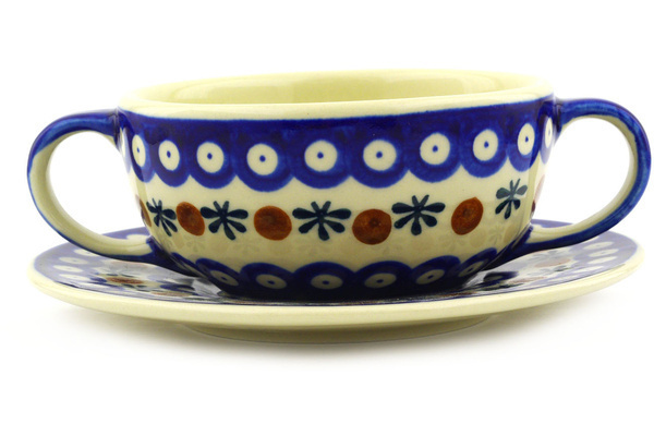 Bouillon Cup with Saucer 13 oz