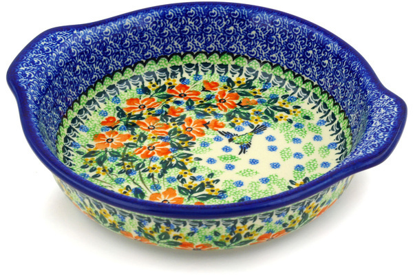 Round Baker with Handles 9"