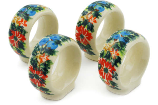 4-Piece Napkin Rings Set