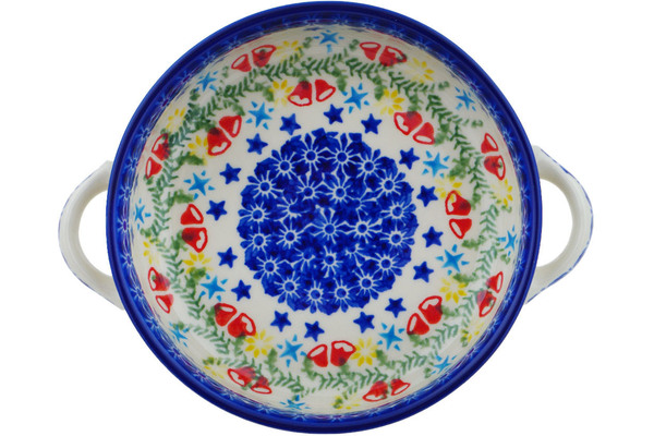 Round Baker with Handles 8"