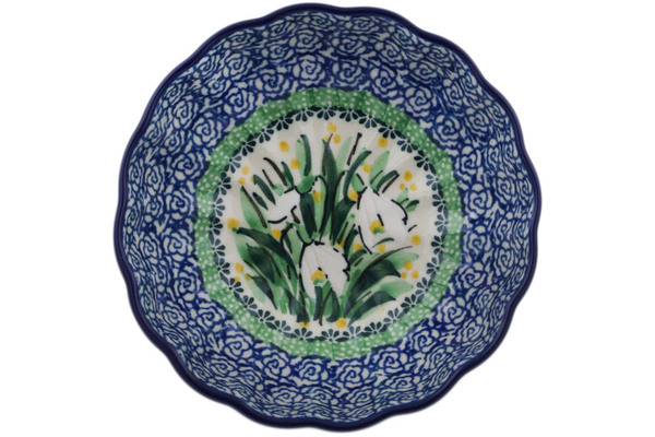 Scalloped Fluted Bowl 5"