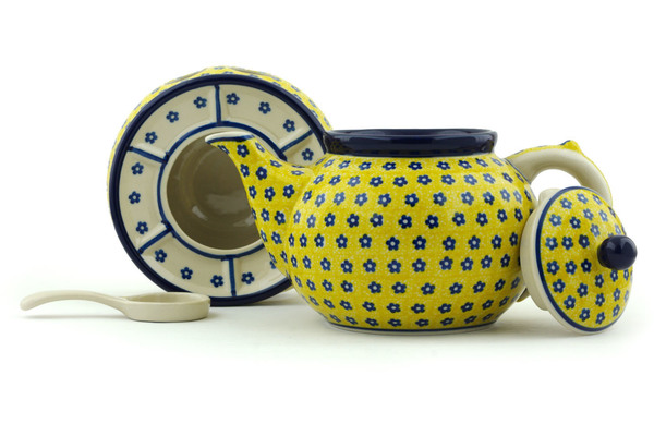 Tea or Coffee Pot with Heater 40 oz