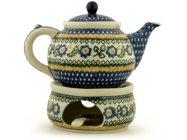 Tea or Coffee Pot with Heater 40 oz