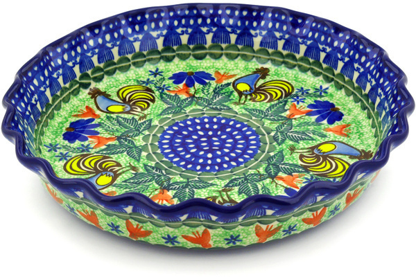 Fluted Pie Dish 10"
