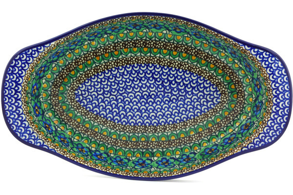 Oval Baker with Handles 13"