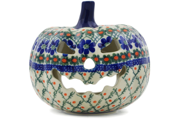 Jack O Lantern Candle Holder 6"